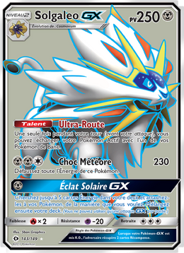 Solgaleo GX 143/163 — Pokémon Soleil et Lune (SUM)
