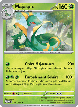 Majaspic 006/124 Pokémon Équilibre Parfait (ME03)