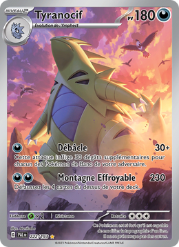 Tyranocif - Tyranitar - Évolutions à Paldea 222