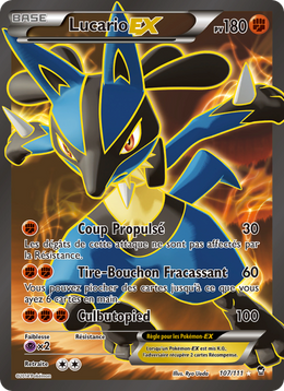 Lucario EX 107/114 — Pokémon Poings Furieux (FFI)