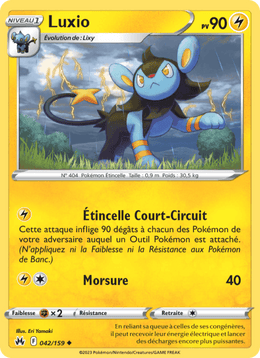 Luxio 042/160 Pokémon Zénith Suprême (CRZ)