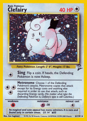 Clefairy 6/130 Pokémon Base Set 2 (B2)