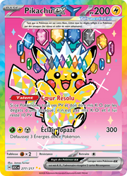 Pikachu-ex - Pikachu ex - Héros Transcendants 277