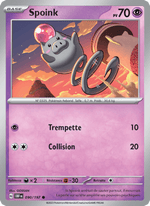 Spoink 090/230 Pokémon Flammes Obsidiennes (EV03)