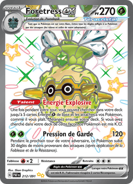Foretress-ex 212/245 Pokémon Destinées de Paldea (EV4.5)