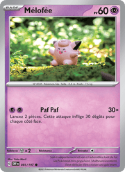 Mélofée 081/230 Pokémon Flammes Obsidiennes (EV03)