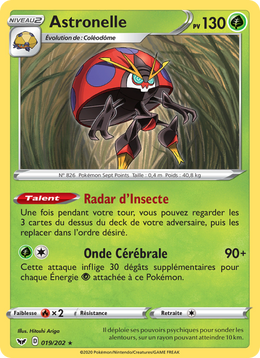 Astronelle 19/216 Pokémon Épée et Bouclier