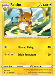 Raichu 66/216 Pokémon Épée et Bouclier