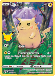 Pikachu 5/50 Pokémon Célébrations