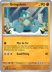 Gringolem 087/218 Pokémon Forces Temporelles (EV05)