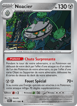 Noacier 063/122 Pokémon Chaos Ascendant (ME04)