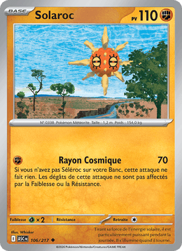 Solaroc 106/295 Pokémon Héros Transcendants (ME2.5)
