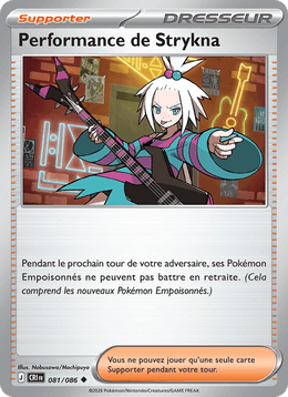 Performance de Strykna 081/122 Pokémon Chaos Ascendant (ME04)