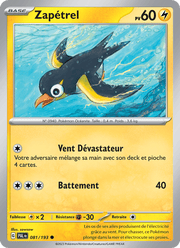 Zapétrel 081/279 Pokémon Évolutions à Paldea (EV02)