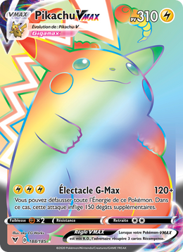 Pikachu VMAX 188/203 Pokémon Voltage Éclatant