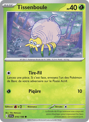 Tissenboule 016/258 Pokémon Écarlate et Violet (EV01)