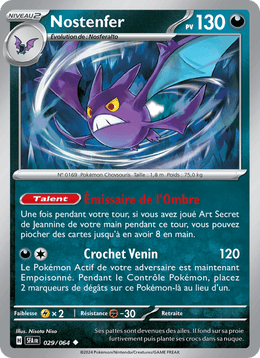 Nostenfer 029/99 Pokémon Fable Nébuleuse (EV6.5)