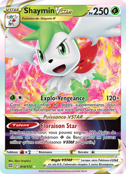Shaymin VSTAR 014/216 Pokémon Stars Étincelantes