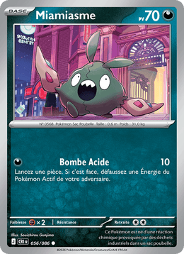Miamiasme 056/122 Pokémon Chaos Ascendant (ME04)