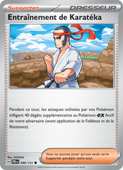 Entraînement de Karatéka 099/180 Pokémon Évolutions Prismatiques (EV8.5)