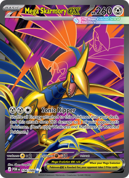 Méga-Airmure-ex 106/88 — Pokémon Équilibre Parfait (ME03)