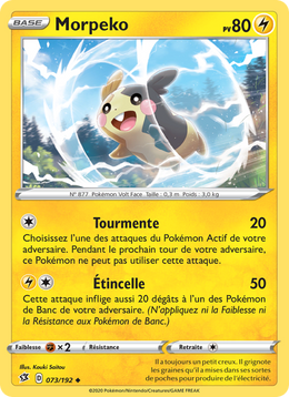 Morpeko 73/209 Pokémon Clash des Rebelles