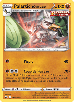 Palarticho de Galar 79/233 Pokémon Règne de Glace (CRE)