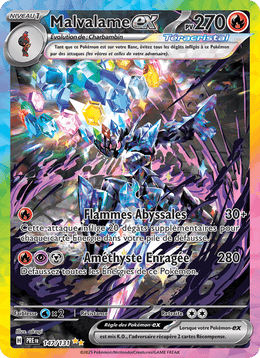 Malvalame-ex 147/180 Pokémon Évolutions Prismatiques (EV8.5)