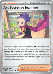 Art Secret de Jeannine 059/99 Pokémon Fable Nébuleuse (EV6.5)