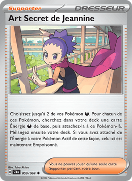Art Secret de Jeannine 059/99 Pokémon Fable Nébuleuse (EV6.5)