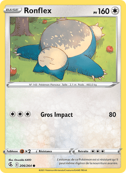 Ronflex 206/284 Pokémon Poing de Fusion (FST)