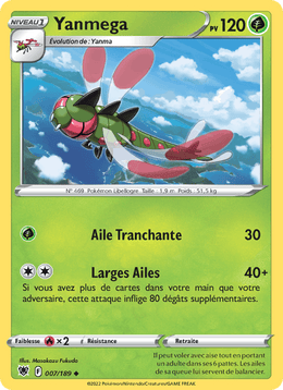 Yanmega 007/216 Pokémon Astres Radieux (ASR)
