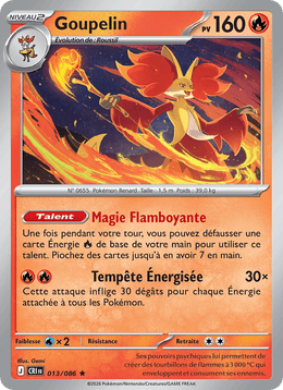 Goupelin 013/122 Pokémon Chaos Ascendant (ME04)