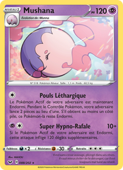Mushana 88/216 Pokémon Épée et Bouclier