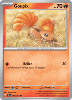 Goupix 016/252 Pokémon Étincelles Déferlantes (EV08)