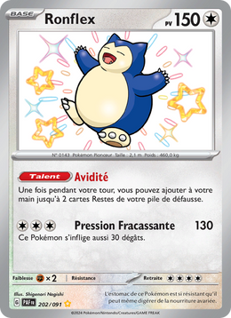 Ronflex - Snorlax - Destinées de Paldea 202