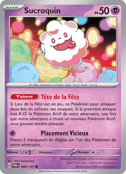 Sucroquin 089/226 Pokémon Mascarade Crépusculaire (EV06)