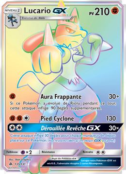 Lucario GX 135/146 — Pokémon Lumière Interdite (FLI)