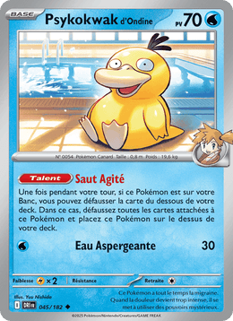 Psykokwak d'Ondine 045/244 Pokémon Rivalités Destinées (EV10)