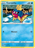 Carvanha 11/80 Pokémon La Voie du Maître
