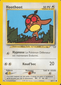 Hoothoot 60/111 Pokémon Neo Genesis (N1)