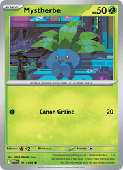 Mystherbe 001/130 Pokémon Flammes Fantasmagoriques (ME02)