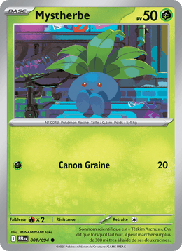 Mystherbe 001/130 Pokémon Flammes Fantasmagoriques (ME02)