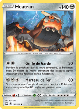 Heatran 100/216 Pokémon Stars Étincelantes