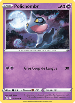Polichombr 072/217 Pokémon Origine Perdue (LOR)