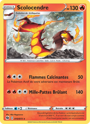 Scolocendre 10/80 Pokémon La Voie du Maître