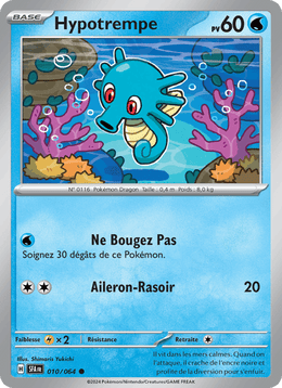 Hypotrempe 010/99 Pokémon Fable Nébuleuse (EV6.5)
