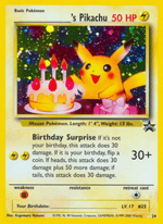 Pikachu de ________ 24/53 Pokémon Wizards Black Star Promos (WBSP)