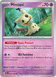 Mimiqui 097/279 Pokémon Évolutions à Paldea (EV02)