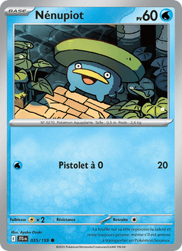 Nénupiot 035/190 Pokémon Aventures Ensemble (EV09)